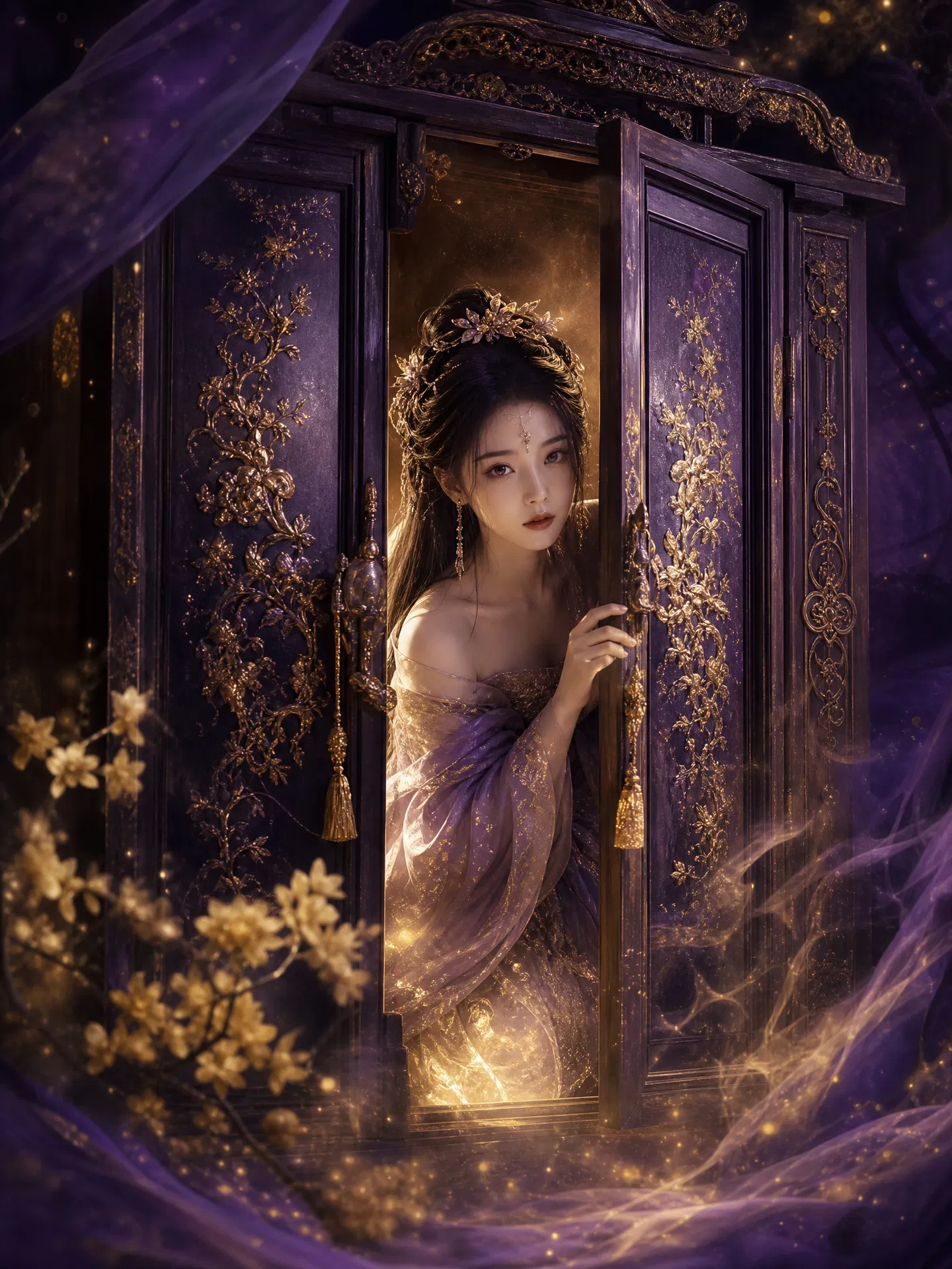 古风微短剧剧本《柜中美人》封面